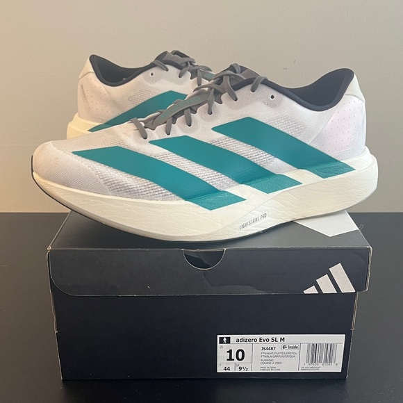 Adidas Adizero Evo SL Men's size 10. less than 15k of mileage - Picture 1 of 5